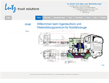 Tablet Screenshot of lutztrucksolutions.ch
